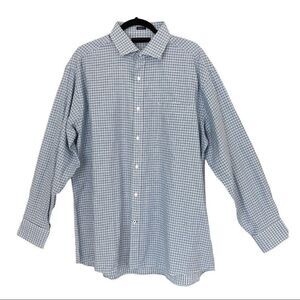 Tommy Hilfiger Men’s Button Down 100% Cotton Dress Shirt Size 17
